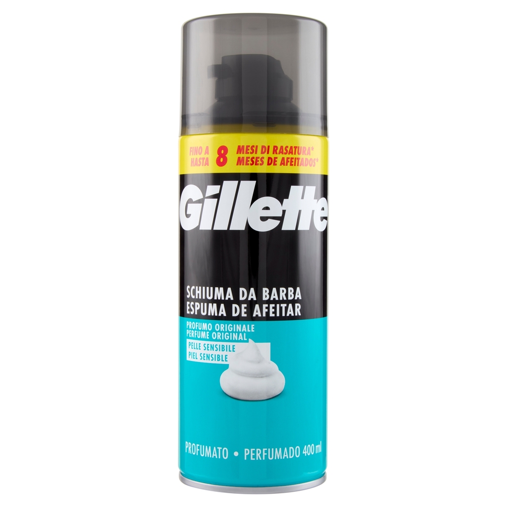 Gillette Schiuma da Barba Pelle Sensibile 400 ml